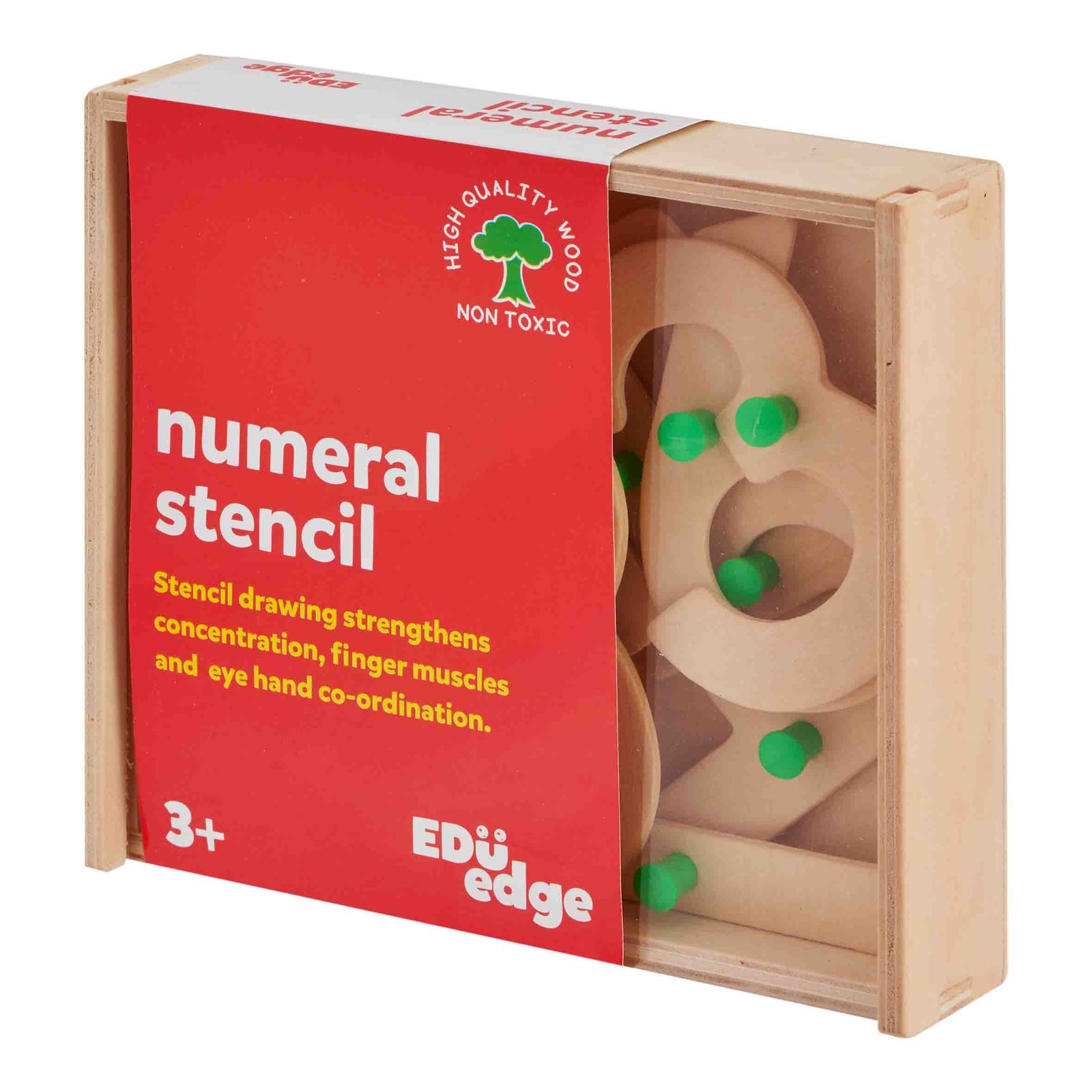 Numeral Stencil - Confident Counting: Reusable Stencils For Building Early Math And Number Tracing Skills