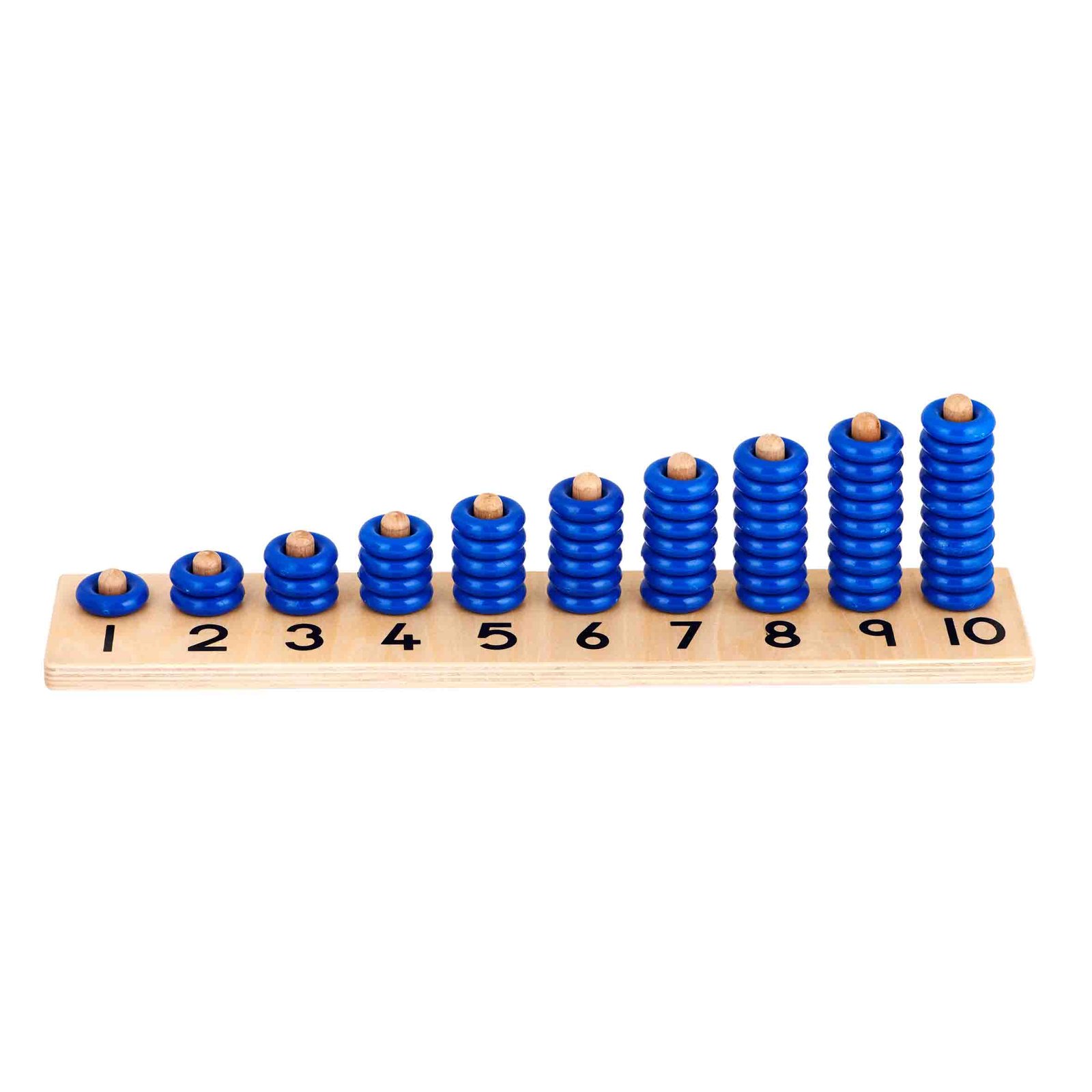 Number Ring Stacker – Hands-on Counting And Color Sorting Activity