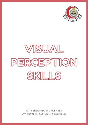 Visual Perception Skills Builder: Activities for Neurodiverse Learners