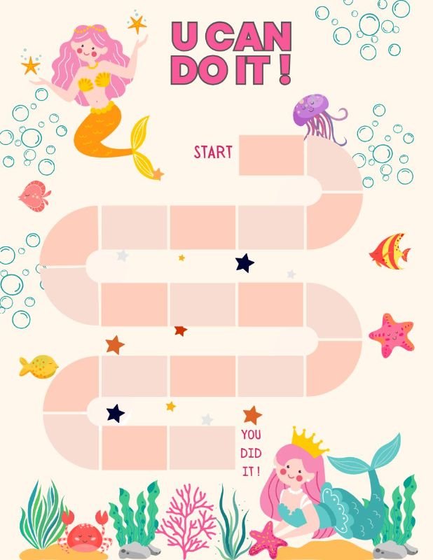 Mermaid Reward Chart