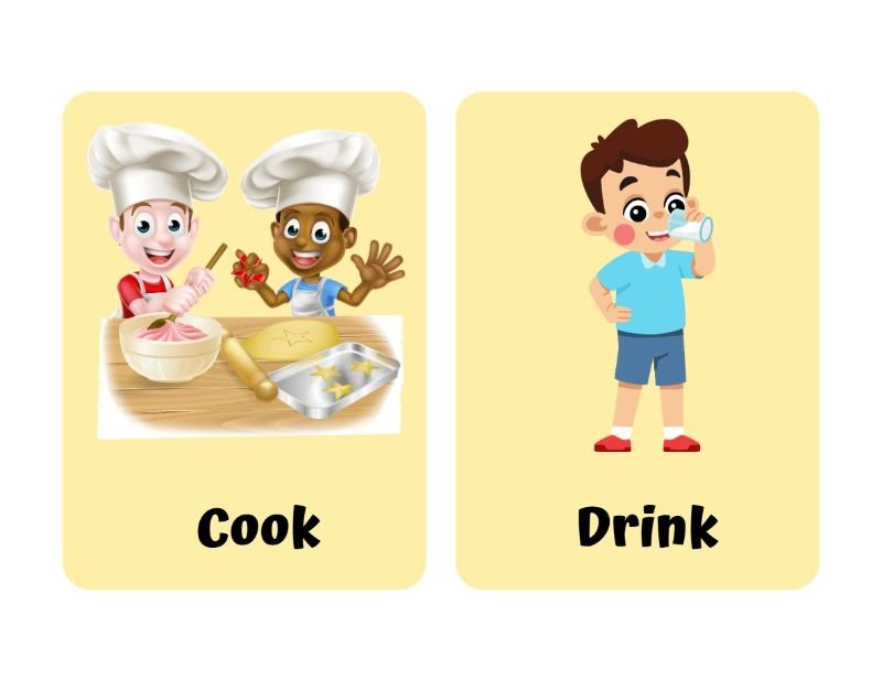 Action Verbs Flashcards
