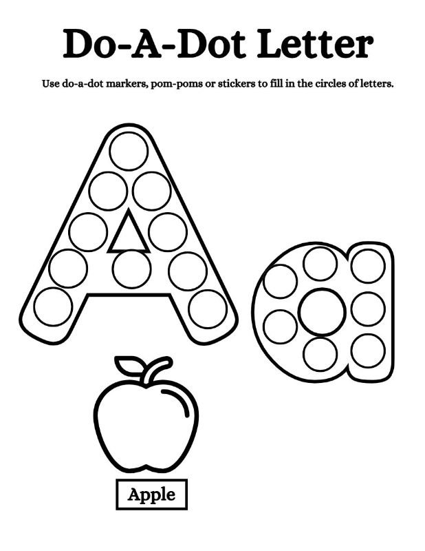 Do a Dot Letters