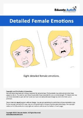 Exploring Emotions Through Detailed Female Faces
