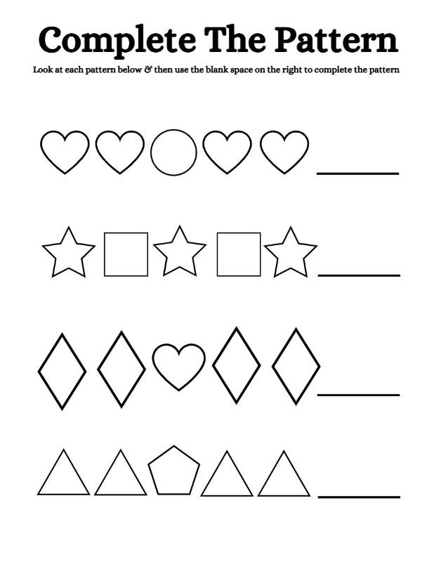 Complete the Pattern