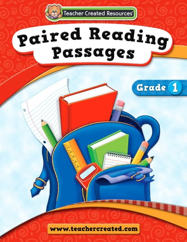 Paired Passages for Grade 1: Enhancing Early Literacy