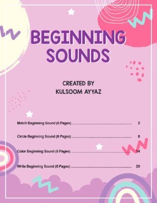 Discovering Beginning Sounds Activities