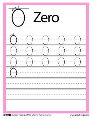 Number Trace and Write: A Hands-On Approach to Learning Numbers