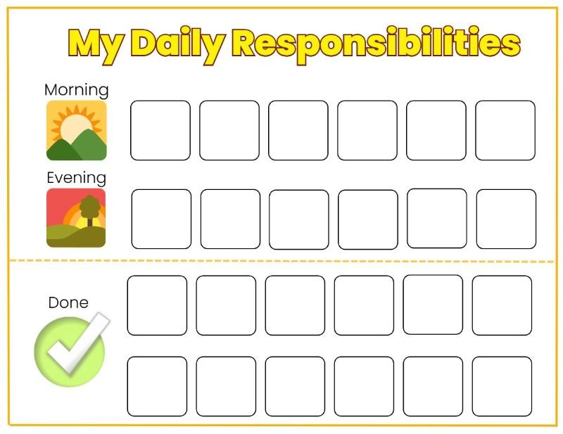 Daily Responsibilities Chart