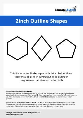 Small Shapes - Educate Autism