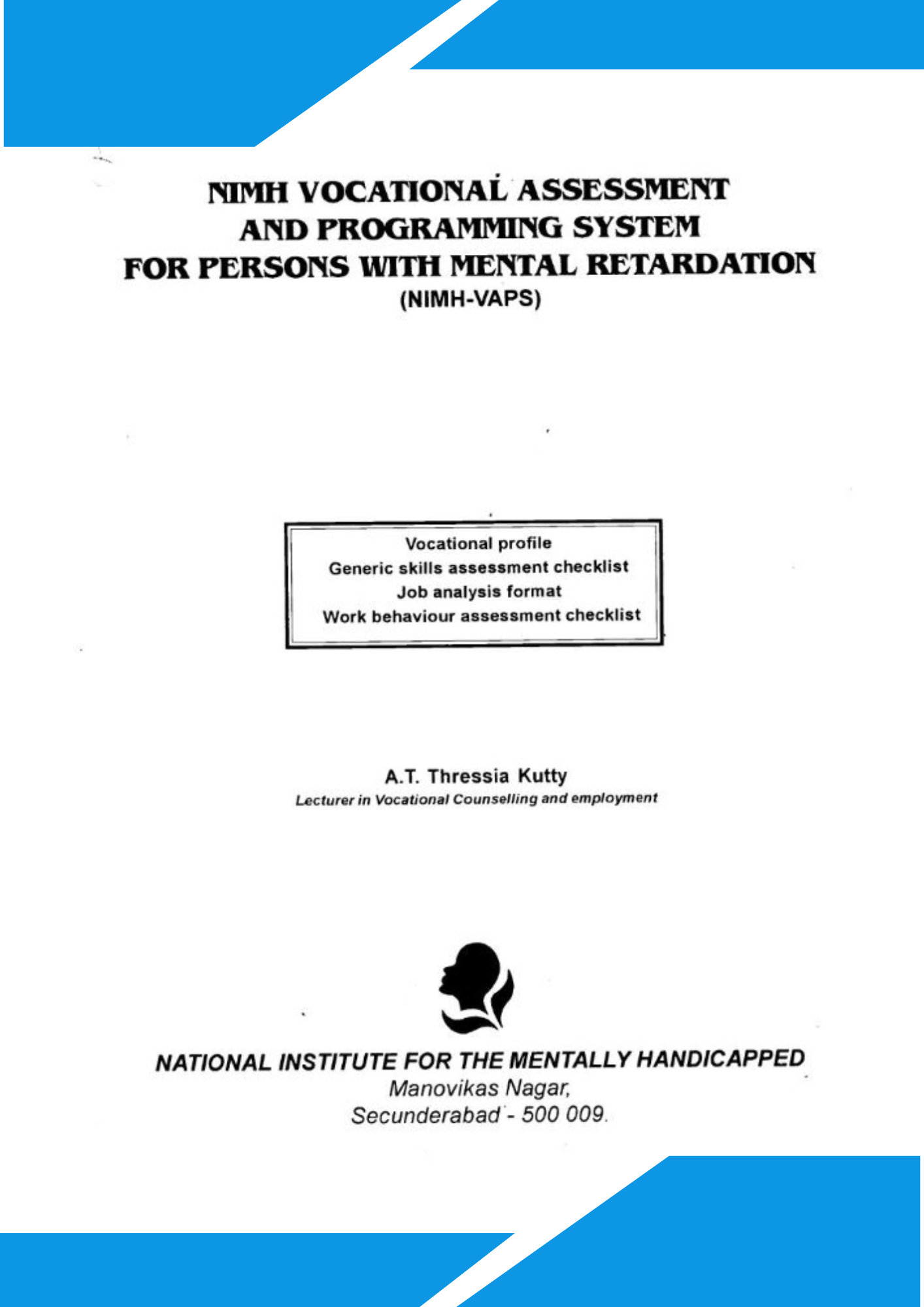NHM Vocational Assessment & Programming System: Skills Development for Adults with Special Needs