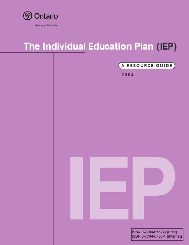 The Individual Education Plan