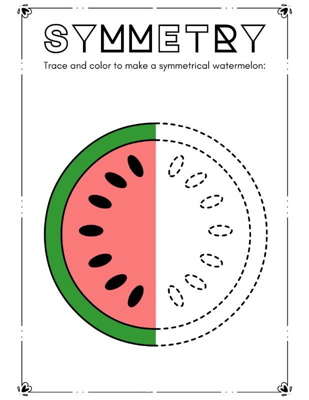 Symmetry Worksheet