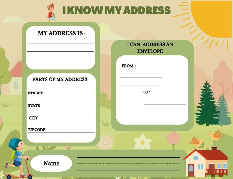 Teaching Phone Numbers and Addresses: A Preschool Curriculum