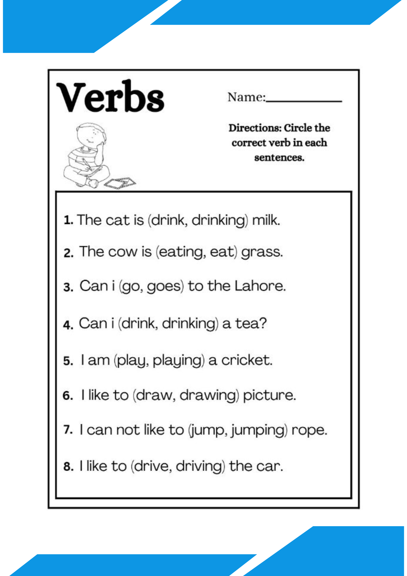 Verb Activities