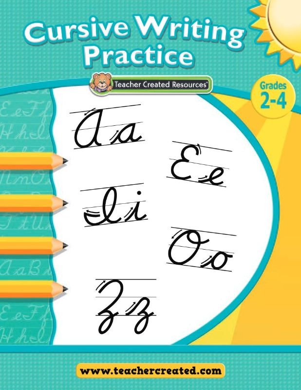 Cursive Writing Practice (Grades 2-4)
