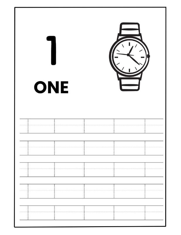 Beginner-Friendly Tracing Numbers Activity
