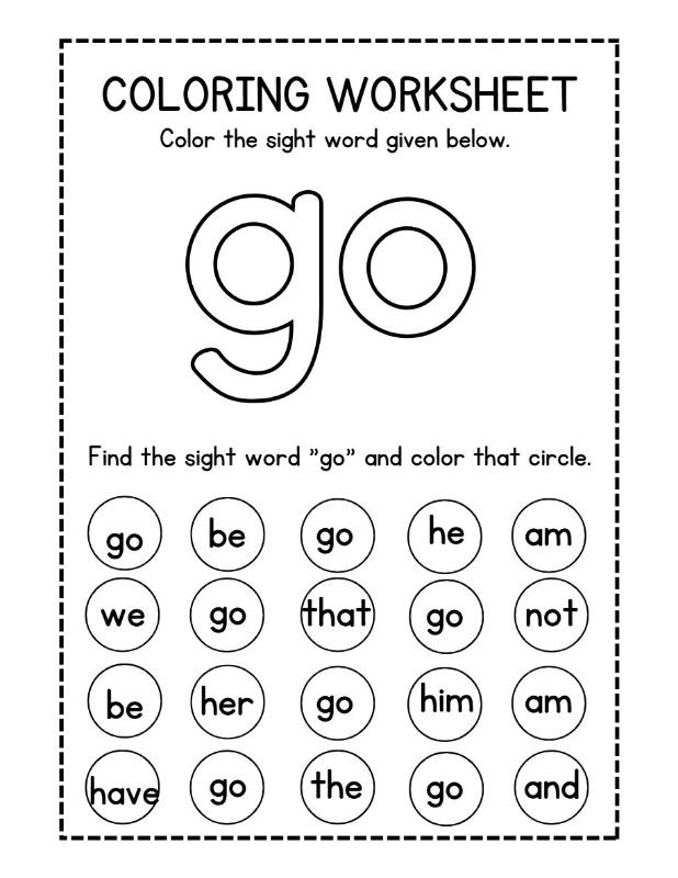 Fun Coloring Worksheet for Kids