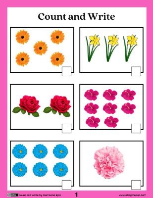Count and Write: Developing Number Writing Skills