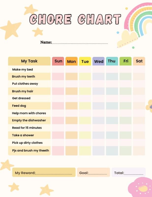 Kids Chore Chart