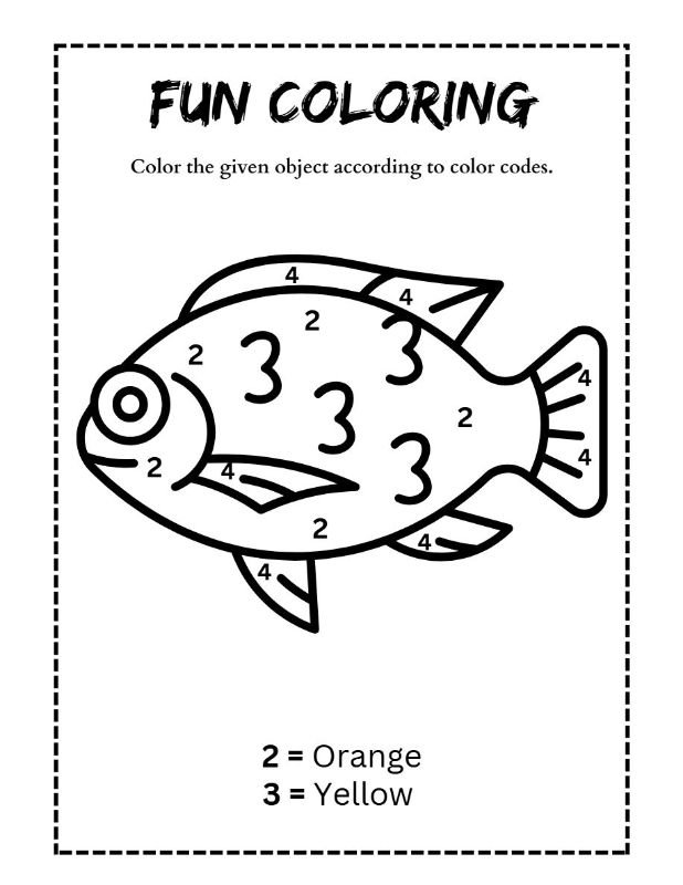 Numbers Coloring Fun: Engage and Learn