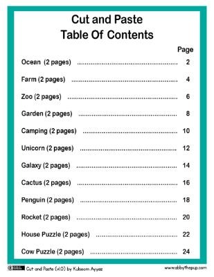 Cut and Paste Activities: Hands-On Learning for Kids