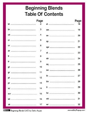 Beginning Blends Activities for Phonics Mastery