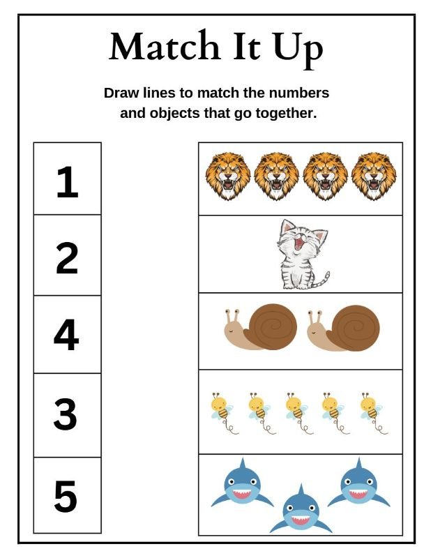 Matching Exercises for Cognitive Enhancement
