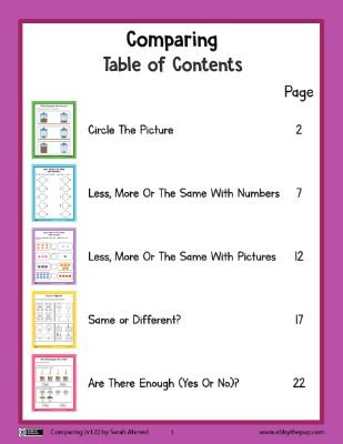 Comparing Numbers: Learning to Understand Greater and Lesser