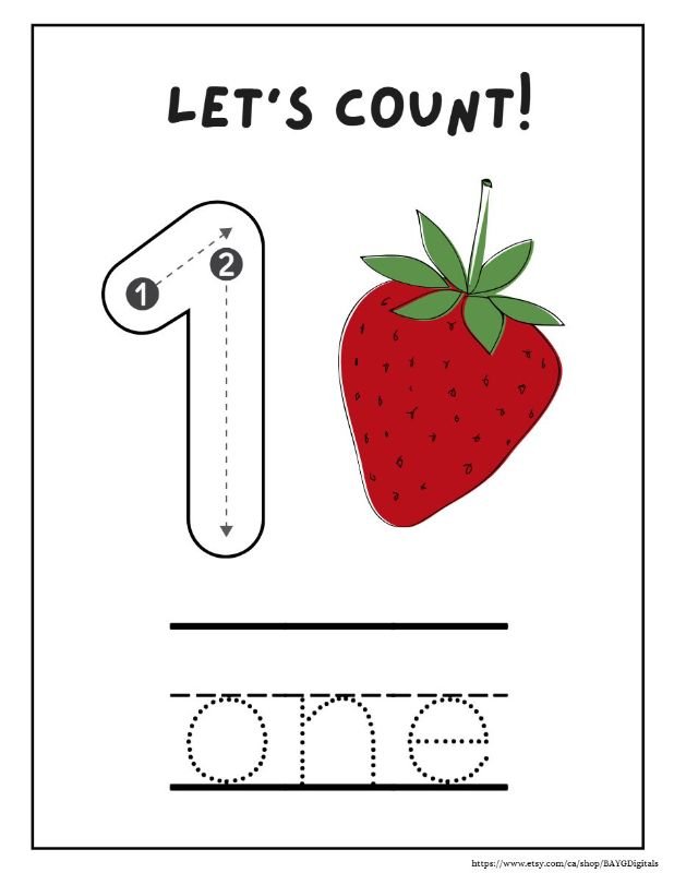 Beginner-Friendly Tracing Numbers Activity