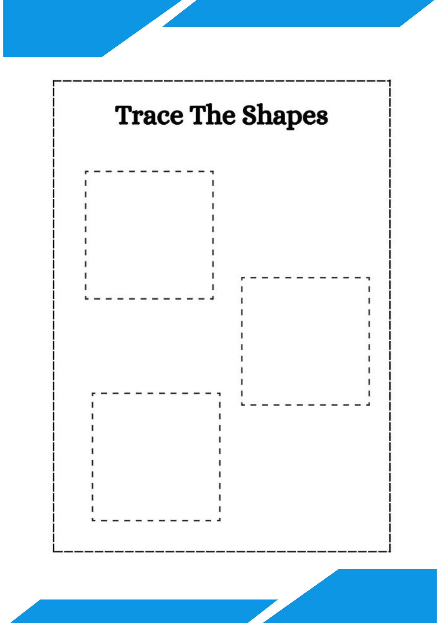 Comprehensive Shape Tracing Workbook