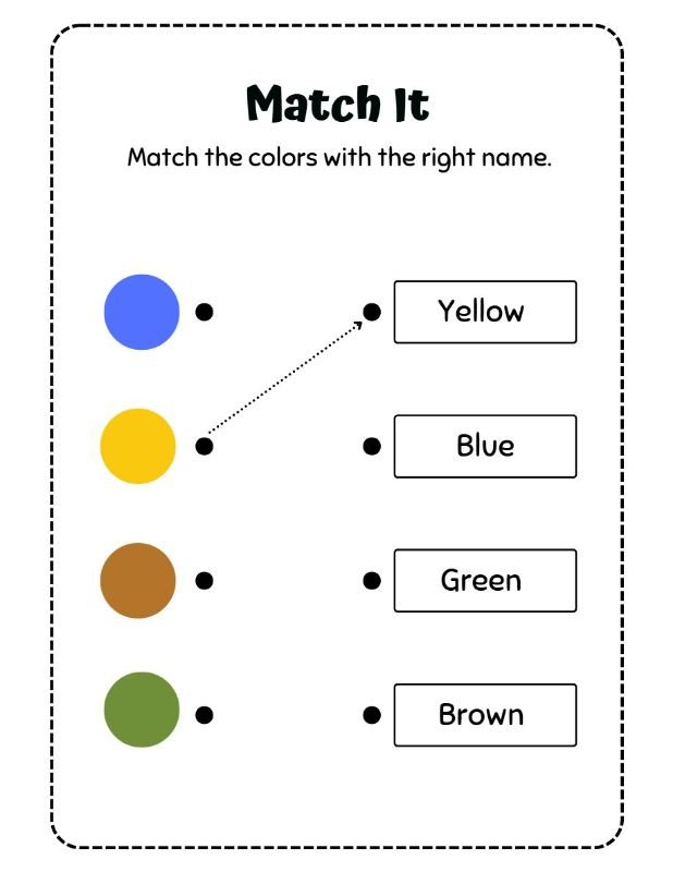 Matching Worksheet